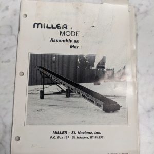 Miller Pro Elevator Model 305 Assembly And Operator Service Manual 1991