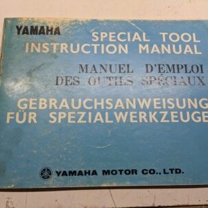 Yamaha Special Tool Instruction Manual German French 1974 Oem Dealer Book