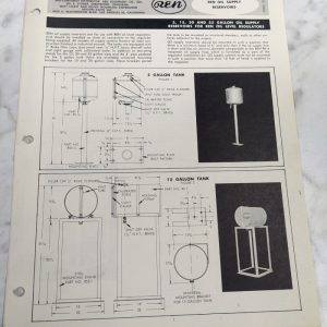 Ren Engine Oil Supply Reservoirs 5 15 30 55 Gallon Supply Dimension Sheet