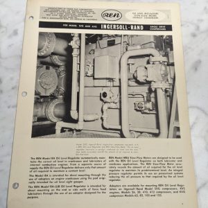 Ren Engine Oil Level Regulator Slow Flow Meter Svg Kvg Ir Operator Parts List