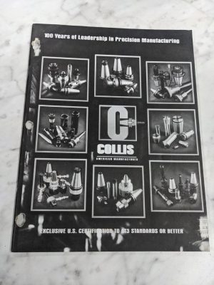 Collis Machine Tool Parts Catalog Price List Sales Brochure 86503 1106