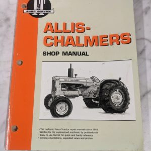 I&T It Allis Chalmers Tractor Service Repair Shop Manual Ac-201 D10 12 14 15 17