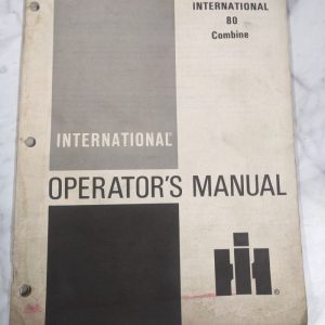 International Harvester Ih Operator Service Manual 80 Combine 1976