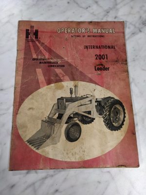 Ih International Harvester Operator Owner Service Manual 2001 Loader 1964