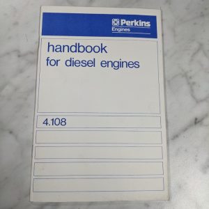 Perkins Diesel Engines 4.108 Operator Owner Reference Service Manual/Handbook