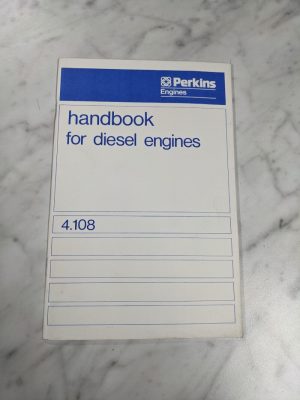 Perkins Diesel Engines 4.108 Operator Owner Reference Service Manual/Handbook