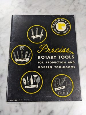 Rockwell Rotary Tools Sales Brochure Catalog F-71 1957 Literature