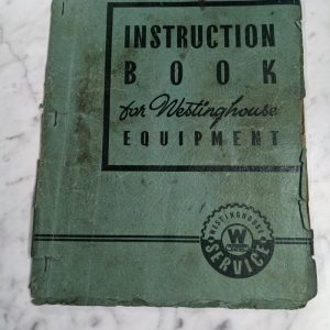 Westinghouse Service Instruction Book Equipment Manual Ignition Seam Welding