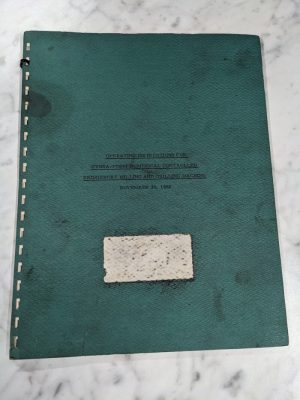 Bridgeport Machine Operator Manual Instruction Hydra-Point Numeric Control 1962