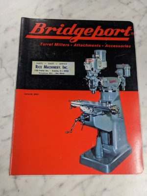 Bridgeport Machine Sales Brochure Catalog Turret Milling Machines Br69