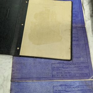 Brown & Sharpe Repair Part List / Operator Manual & Wiring Diagrams #12 Milling