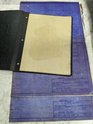 Brown & Sharpe Repair Part List / Operator Manual & Wiring Diagrams #12 Milling