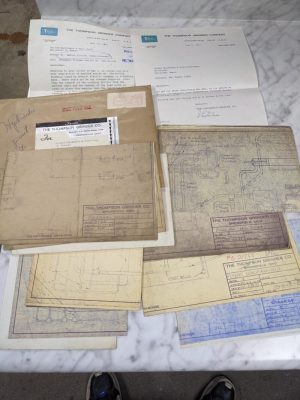 Thompson Grinder Electric & Hydraulic Prints Diagrams 4C-514146 Skb605A 1961