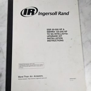 Ingersoll Rand Upgrade Installation Manual Sg Intellisys 50-500 125-200 Hp 2001