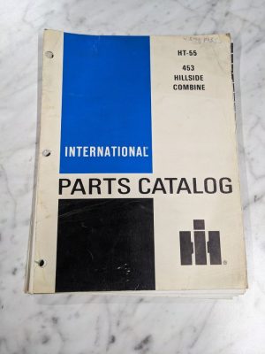 International Harvester Part List Catalog Manual Ht-55 453 Hillside Combine 1976