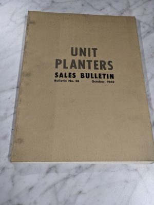 International Harvester Ih Sales Dealer Bulletin #28 1962 Unit Planters Features