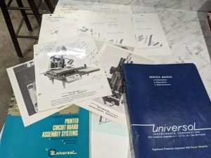 Universal Instruments Service Manual Parts List Wiring 6001 Bench Axial Lead