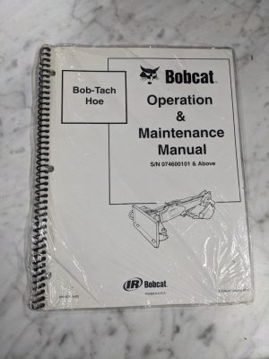 Bobcat Operator Service Maintenance Manual Bob-Tach Hoe 2002 Attachment