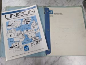 Unison Manufacturing Truflute Operator Service Manual Helical Grinding Machine