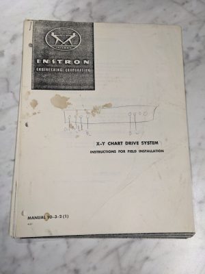 Instron X-Y Chart Drive System Instruction Manual Field Installation 10-3-2(1)