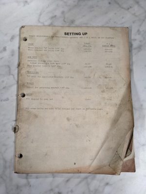 International Harvester Ih Setup Operator Manual 800 Planters 8 Row