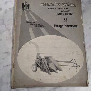 International Harvester Ih Operator Setup Service Manual 55 Forage 1966