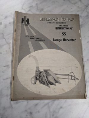 International Harvester Ih Operator Setup Service Manual 55 Forage 1966