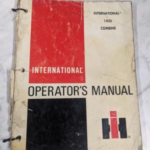 International Harvester Ih Operator Setup Service Manual 1420 Combine 1980