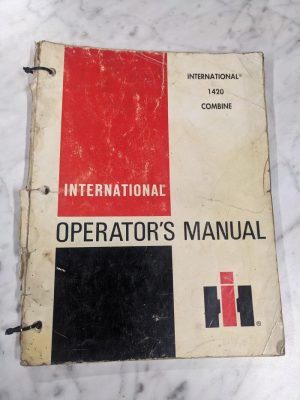 International Harvester Ih Operator Setup Service Manual 1420 Combine 1980