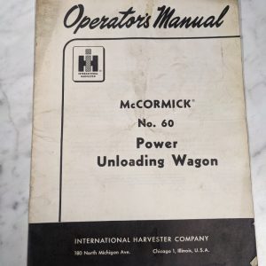 International Harvester Ih Operator Setup Service Manual 60 Power Wagon