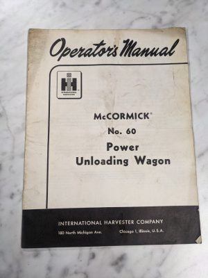 International Harvester Ih Operator Setup Service Manual 60 Power Wagon