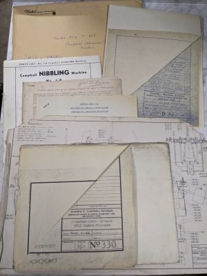 Campbell Machine Models #302 #425 1-B Prints Diagrams Manual Parts List