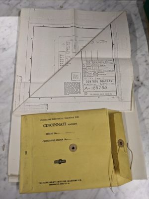 Cincinnatti Milling Machine Print Diagram Drawing Wiring 100 Powermatic Control