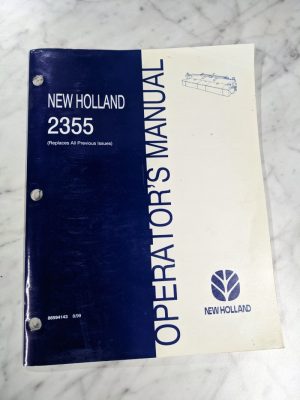 New Holland Operator Service Manual 2355 Discbine Auger Head 1999
