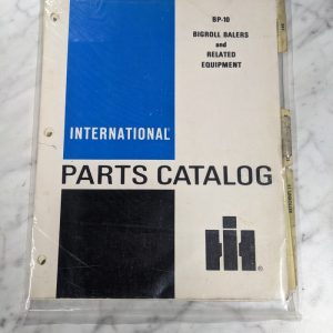 International Harvester Ih Service Parts List Catalog Manual Bp-10 Bigroll Baler
