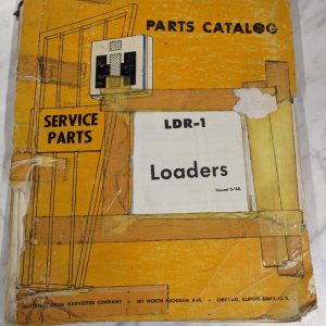 International Harvester Ih Service Parts List Catalog Manual Ldr-1 Loaders