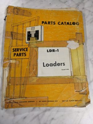 International Harvester Ih Service Parts List Catalog Manual Ldr-1 Loaders