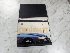 1992 Chevrolet Chevy Cavalier Owners Operator Maintenance Manual