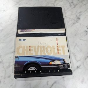 1992 Chevrolet Chevy Cavalier Owners Operator Maintenance Manual