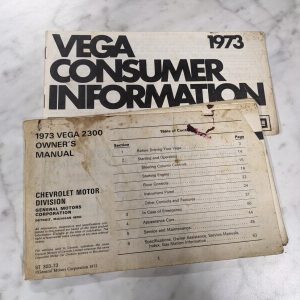 1973 Chevrolet Chevy Vega Operator Owner Manual St 303-73