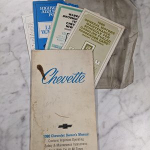 1980 Chevrolet Chevy Chevette Operator Owner Manual Passenger Car