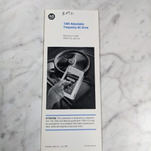 Allen Bradley User Reference Guide Manual 1305 Ac Drive Adjustable Frequency