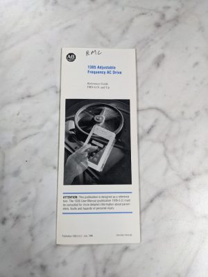 Allen Bradley User Reference Guide Manual 1305 Ac Drive Adjustable Frequency