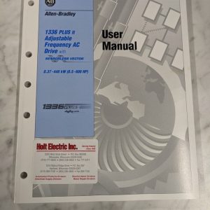 Allen Bradley User Owner Operator Service Manual 1336 Plus Ii Drive Adjustable