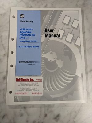 Allen Bradley User Owner Operator Service Manual 1336 Plus Ii Drive Adjustable