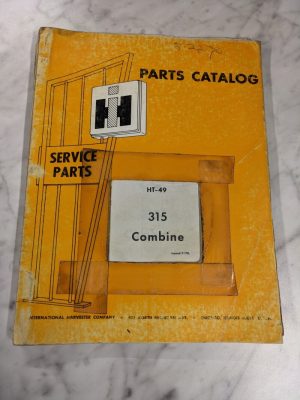 International Harvester Ih Parts List Book Manual Catalog #315 Combine Ht-49