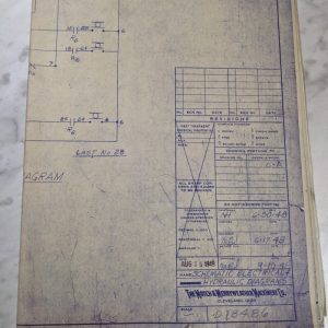 Motch Merryweather Machine #0 Electrical Wiring Hydraulic Diagram Print Drawing