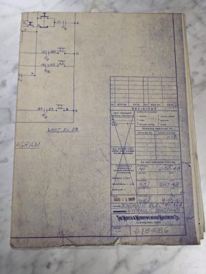 Motch Merryweather Machine #0 Electrical Wiring Hydraulic Diagram Print Drawing