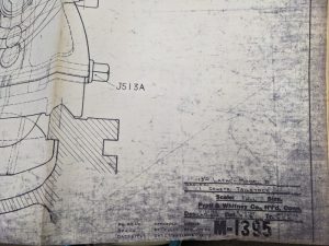 Pratt Whitney 13” Lathe Model B Print Drawing Diagram Gp1 Tailstock Construction