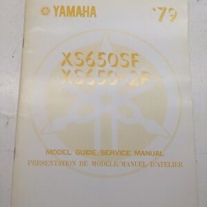 Yamaha Model Guide Service Manual Xs650Sf Xs650-2F 2M1-28197-70 1979 Fr